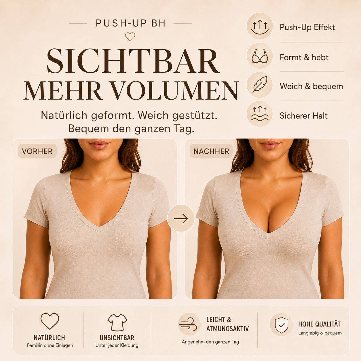 Comfort Push-Up Bra Flora Studio