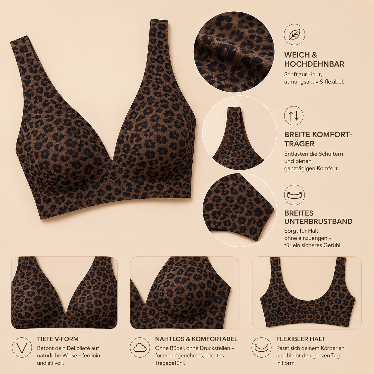 Flora Studio Comfort Push-Up Bra